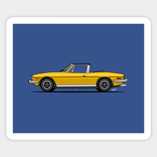 Triumph Stag side profile drawing Sticker